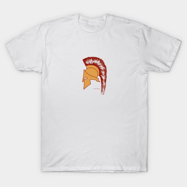 Centurion Helmet T-Shirt by pepques